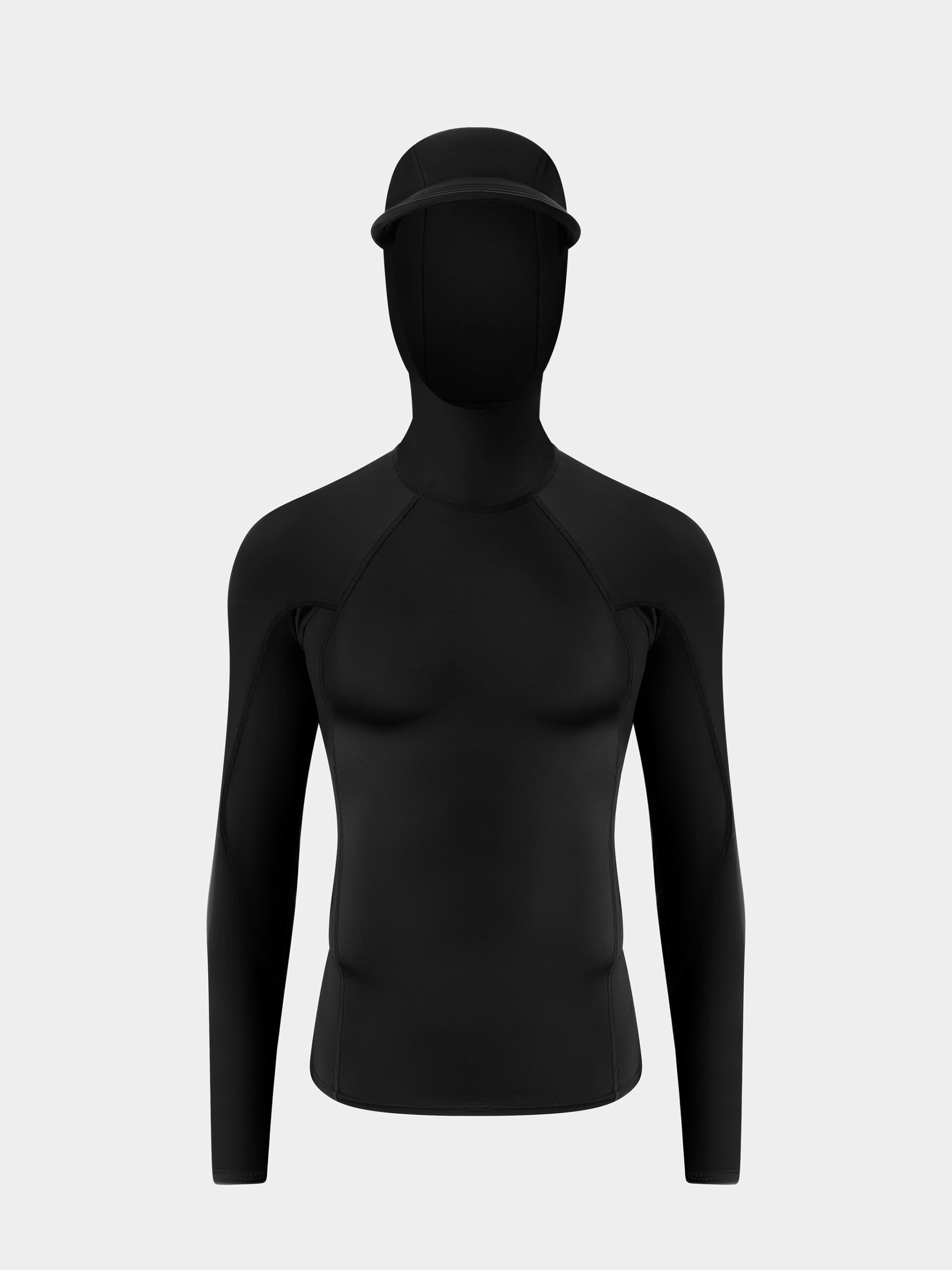 upf50-hooded-rash-guard-pipeline-recycled-nylon-vampire-surf-club-black-front-flat